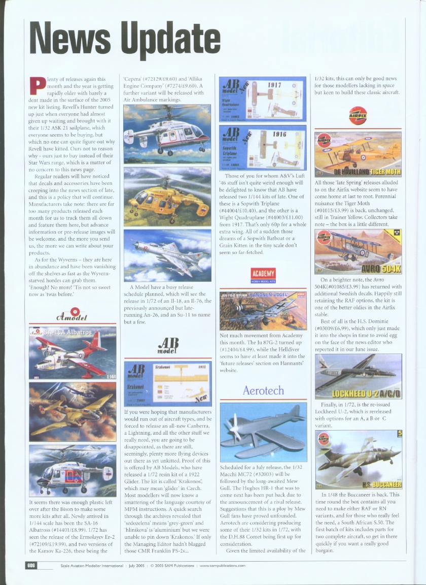 Scale Aviation Modeller International 2005-07